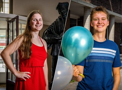 Topprestaties: Rotterdamse Evi (17) en Resse (16) slagen met bijzondere cijfers voor eindexamens