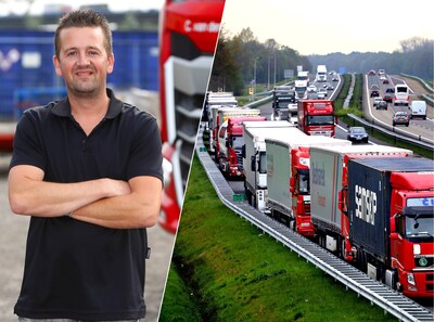 Vaker gevaarlijke situaties op de snelweg door op vluchtstrook parkerende truckers: 'Noodzakelijk kwaad'