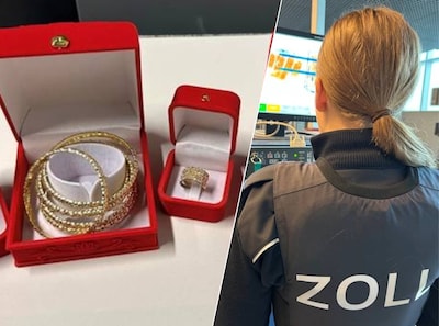 Douane-stagiair kijkt nog eens goed: moeder (52) en dochter (31) blijken voor 20.000 euro aan goud om te hebben