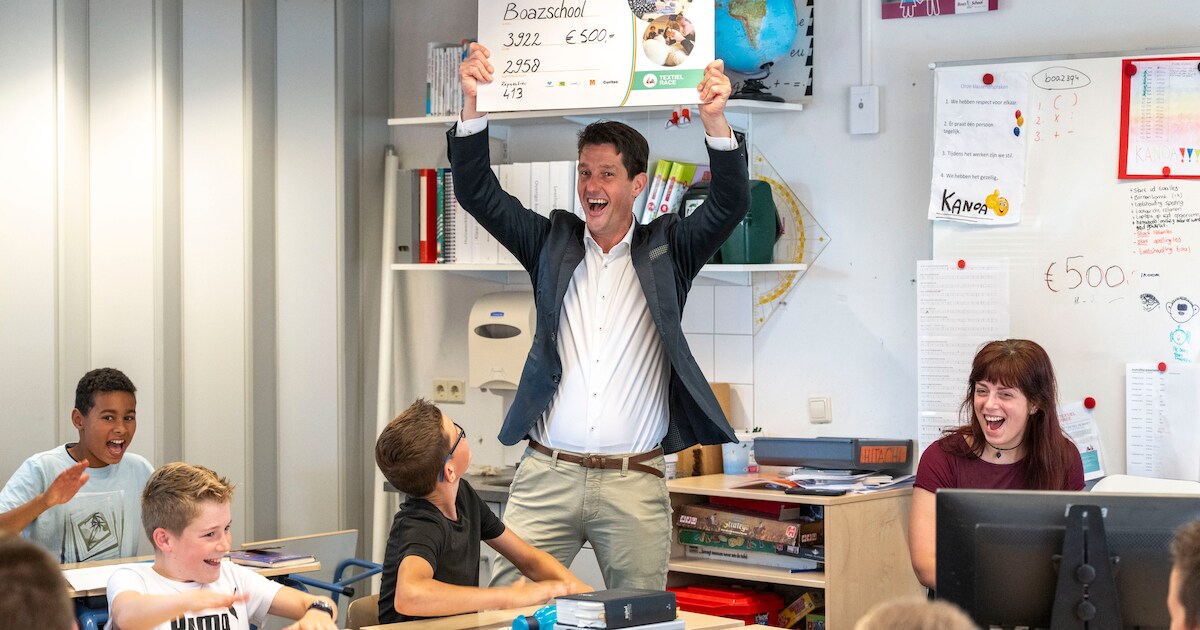 Boazschool herstelt veel kleding en wint textielrace