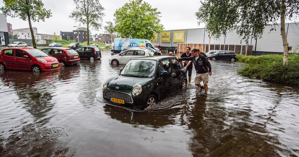 Fors minder schade in Zundert door noodweer vorig jaar, schadebedrag door neerslag naar het laagste 