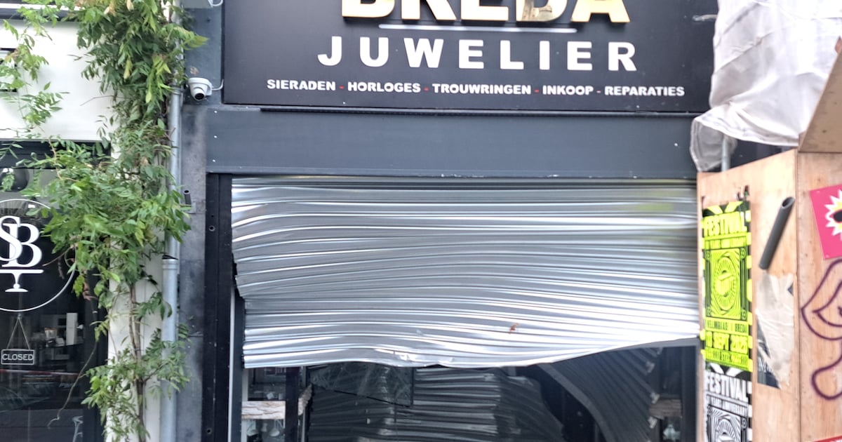 Ramkraker juwelier in Breda toevallig opgepakt na verkeersovertreding