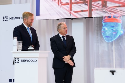 Koning Wil­lem-Alexan­der ziet dat diepvries­reus vanuit Breda de hele wereld aanstuurt