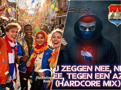 VluchtelingenWerk komt met AI-carnavalslied als antwoord op anti-azc-lied
