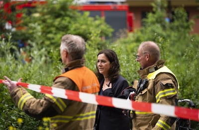 Burgemeester Halsema bezoekt plek van ontploffing, eigenaar 