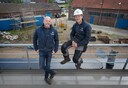 Léon Bons (r) en Jordy Buijks van Ruijtenberg Shipyard in Raamsdonksveer