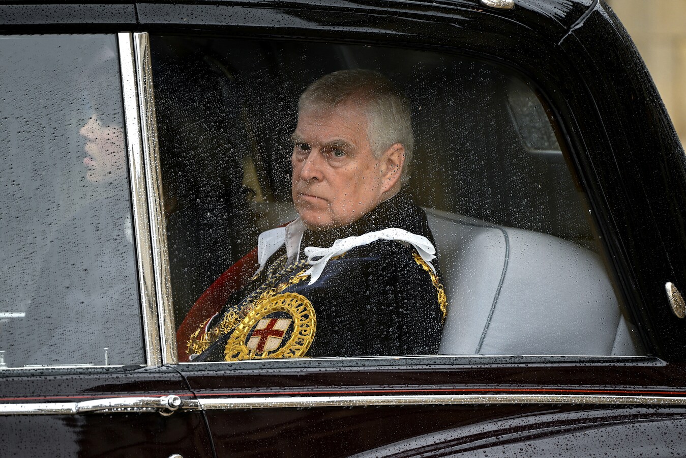 Prince Andrew na de kroning van Charles, mei 2023.