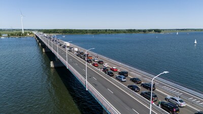 Storing bij Haringvlietbrug zorgt voor  vanuit Bergen op Zoom richting het noorden