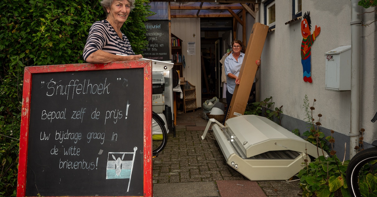 Zonnehemel, vies matras en kapotte spullen: dit kringloopwinkeltje in Prinsenbeek trekt de grens