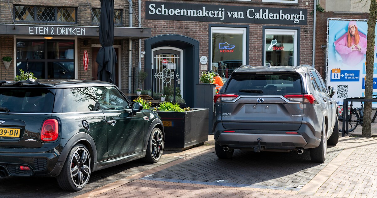 Belgische kentekenplaten gestolen op Markt in Oostburg