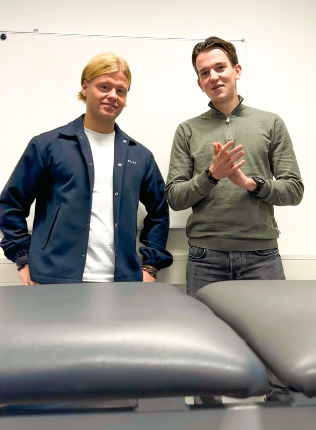 Rens (21) en Pieter (24) kiezen bewust voor fysiotherapie, ondanks ...