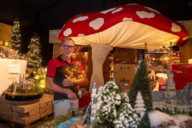 Rob bouwt al 17 jaar de kerstshow van AVRI: ‘Het is nu nog een grote