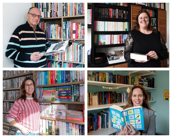 Dit vind je in de boekenkasten van Kim (33), Jolien (37), Priscilla (42 ...