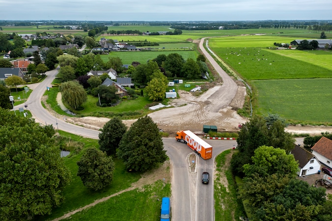 Splitsing Maas-Waalweg maanden dicht door aanleg rotonde: fietsers ...