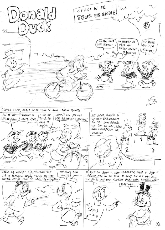 Donald Duck leeft elk moment van de dag in het hoofd van stripschrijver ...