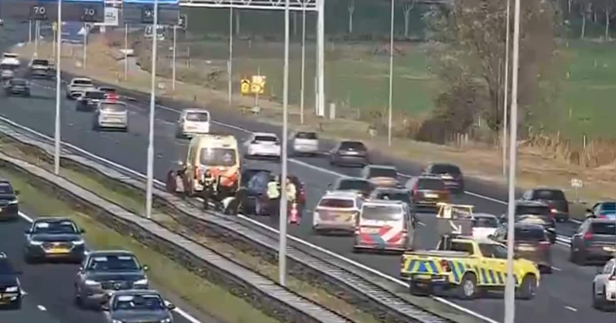 Auto’s botsen op A2 bij Zaltbommel, weg weer vrij