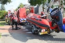 Een duikteam kwam eropaf. 