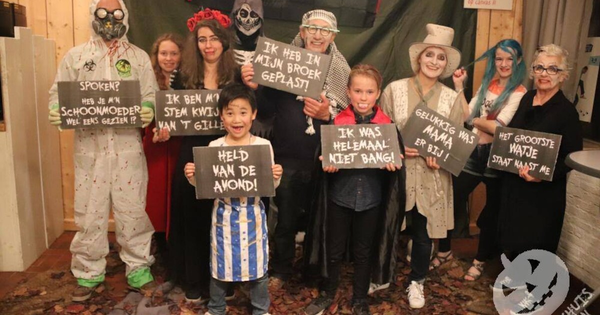 Griezelen in Halloween-tocht Stampersgat en spookhuis Hoeven
