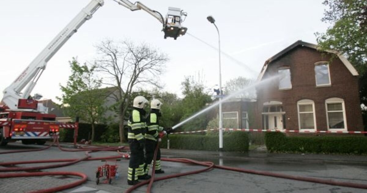 Woningbrand in Vogelwaarde