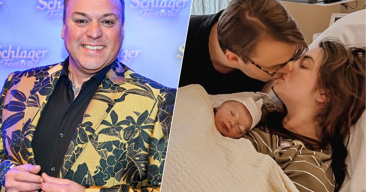 Frans Bauer zielsgelukkig met geboorte van kleinzoon Jan: ‘Niet normaal, wat een belevenis’