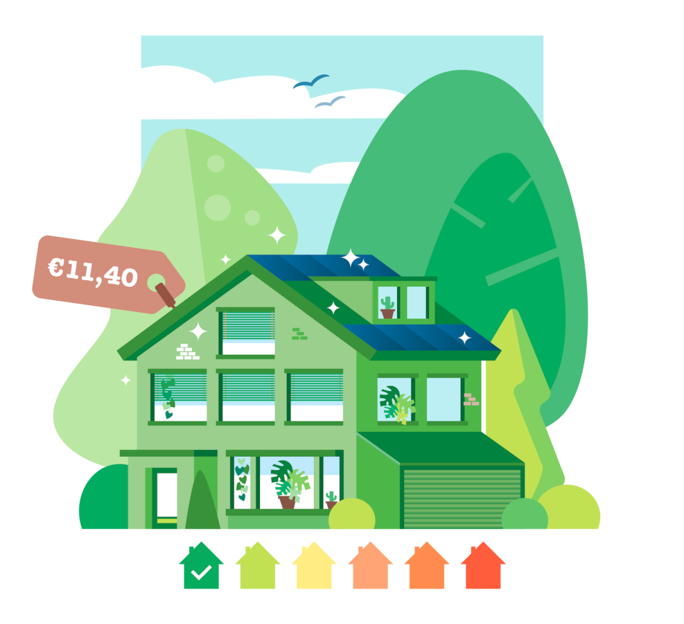 Johan de Boer is zuinig met zijn energie en woont in een verduurzaamd huurhuis met zonnepanelen. Hij woont bijna kostenneutraal.