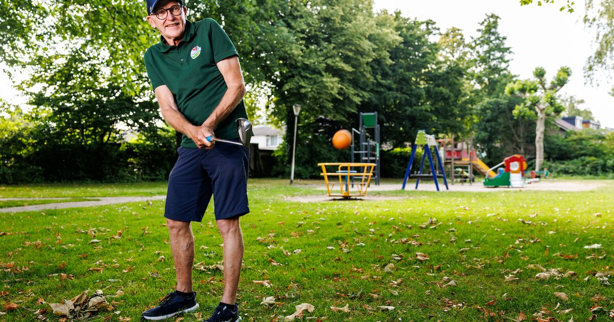 Hard slaan is zinloos bij Parkgolf: ‘Techniek is ook niet zo belangrijk’