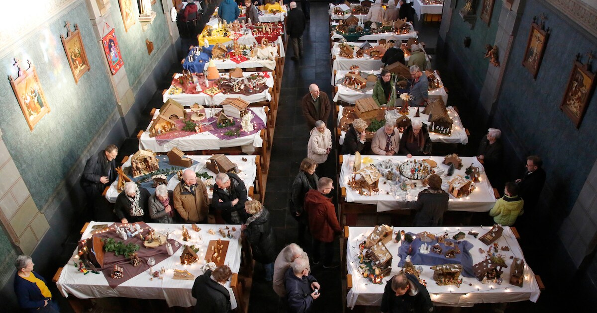 Honderden kerststallen in de kerk van Hengstdijk