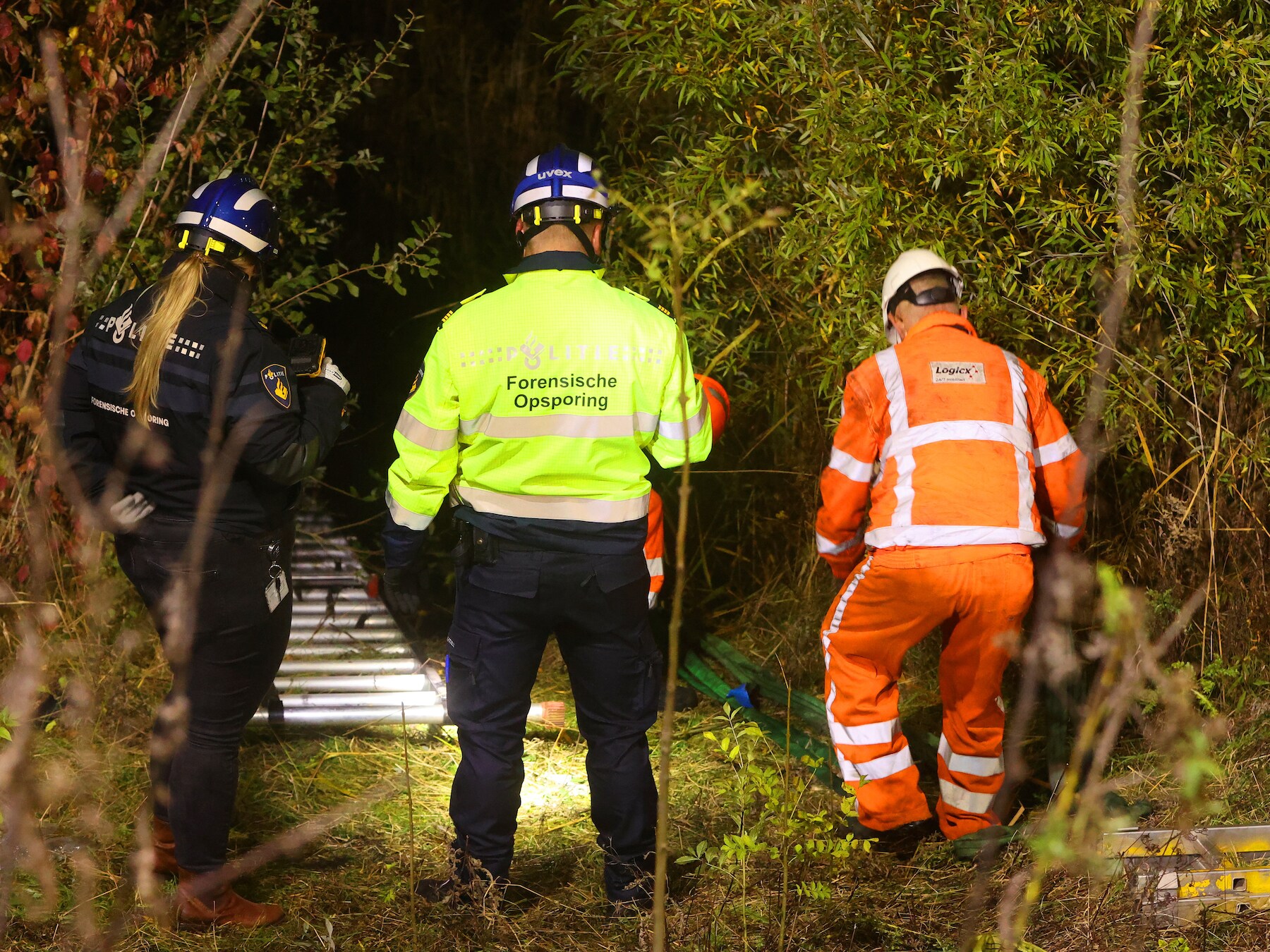 Politie en Rijkswaterstaat ondernamen dinsdag geen actie na vondst sporen