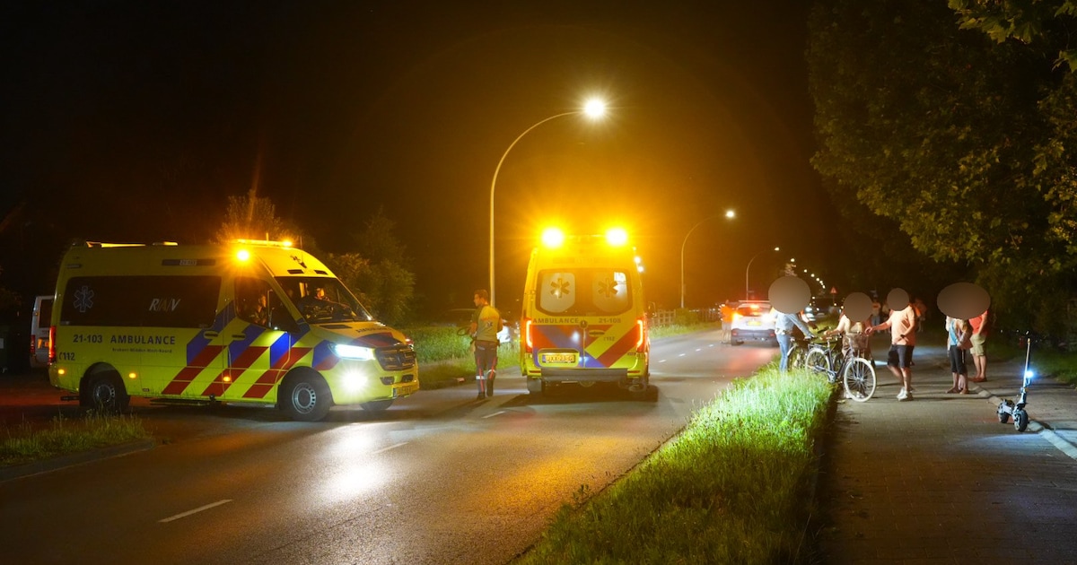 Vrouw valt van fiets en raakt zwaargewond in Drunen, traumahelikopter landt