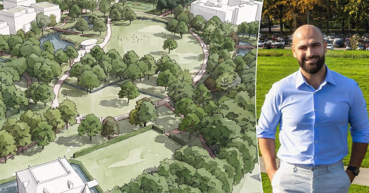 Slotjesveld verandert in ‘Groene Hart van Oosterhout’: stadspark met allure en acht woonblokken