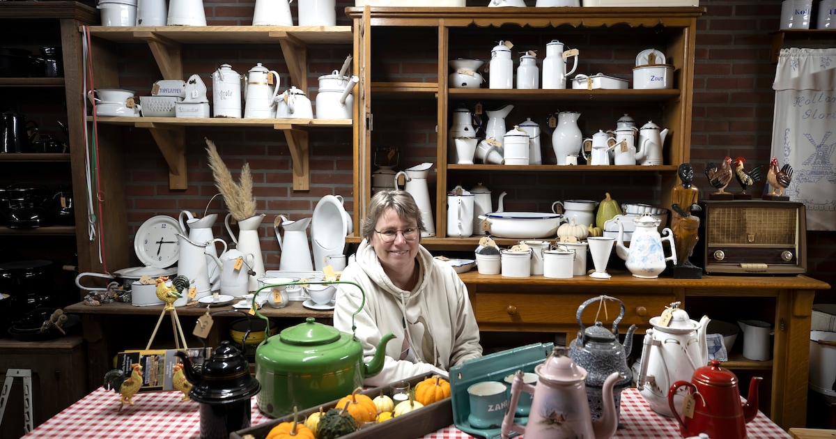 Voor Ardy voelt haar Emaille Schuurke als het paradijs op aarde, in elk geval in Neerkant