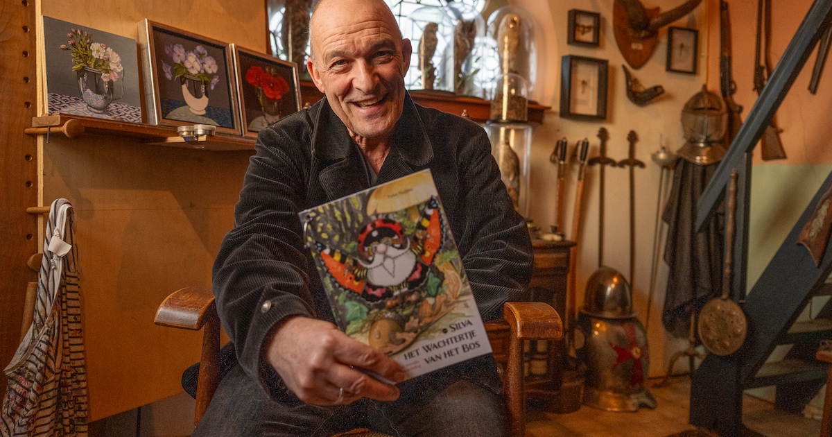 Kunstenaar Peter Nuijten presenteert zijn eerste jeugdboek in Oosterhout: kleine held Silva moet jeu
