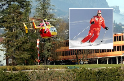 Helikopterpiloot doorbreekt stilte over reddingsactie Michael Schumacher: ‘Eerst dacht ik dat het een grap was’
