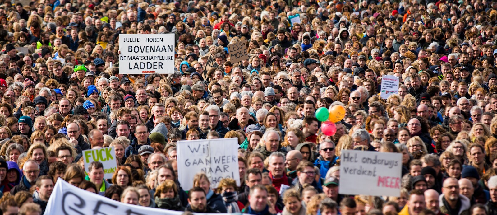 Er komt een nieuwe staking voor basis- en middelbare scholen.