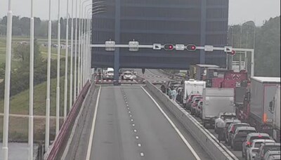 Haringvlietbrug voor derde keer in anderhalve week tijd in storing